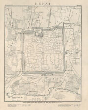 1880 map herat for sale  Saint Augustine