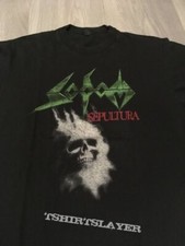 Camiseta Sodom Sepultura banda design raro preta manga curta remake NH19425 comprar usado  Enviando para Brazil