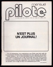 Journal pilote 2ème d'occasion Journal pilote 2ème d'occasion  Paris XVIII