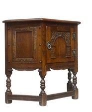 Solid oak carved for sale  LICHFIELD