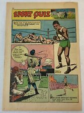 Página de esportes de desenhos animados 1943 ~ JOE LOUIS, BABE RUTH, usado comprar usado  Enviando para Brazil