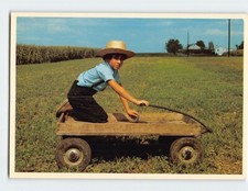 Postcard amish boy for sale  Almond