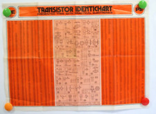 Poster transistor identichart for sale  NOTTINGHAM