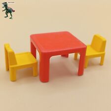 Usado, Playmobil-cadeira amarela-mesa-vermelha-crianças-escola-sala de aula-escola-hospital-vintage comprar usado  Enviando para Brazil