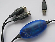 Usado, Cabo de interface adaptador M-Audio MidiSport Uno USB para MIDI IN & OUT para PC e Mac. comprar usado  Enviando para Brazil
