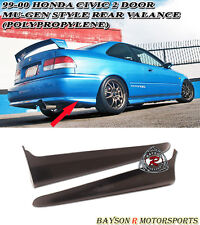 Aventais de lábio traseiro (PU) compatível com 99-00 Honda Civic 2/4dr estilo Mu-gen comprar usado  Enviando para Brazil