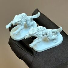 Usado, 2 peças Wolf Monster Miniatures HeroQuest bonecos de jogo de tabuleiro DND brinquedos de interpretação de papéis comprar usado  Enviando para Brazil