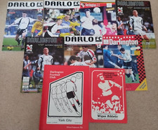 Darlington football programmes for sale  LINCOLN