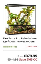 Exo terra glass for sale  LEEDS