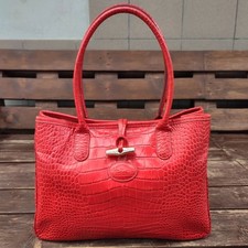 Longchamp roseau croco d'occasion  Expédié en Belgium