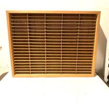 Vintage Napa Valley Box Wood 100 Cassette Tape Storage Holder Wall musice Rack comprar usado  Enviando para Brazil