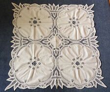 Vintage tablecloth broderie for sale  SHREWSBURY