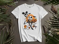 Camiseta unissex Jack Skellington Halloween masculina feminina I143 comprar usado  Enviando para Brazil