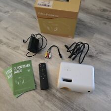 Mini projetor de vídeo nativo 1080p luzes LED, funciona testado comprar usado  Enviando para Brazil