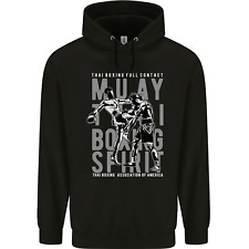 Moletom com capuz Muay Thai Boxing Spirit MMA Kick Boxing masculino 80% algodão, usado comprar usado  Enviando para Brazil