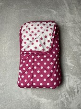 Edredom Raymond Home reversível bebê cobertor bolinhas rosa branco berço Lovey comprar usado  Enviando para Brazil