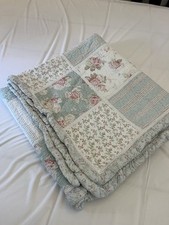 Reversible quilted bedspreads for sale  MIDHURST