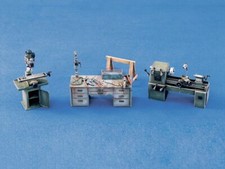 Máquinas e ferramentas de oficina Verlinden Panzerwerk em escala 1/35 (torno, furadeira) 1013 comprar usado  Enviando para Brazil