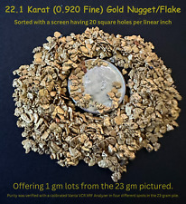 1.0g 22.1k gold for sale  Spring