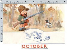 Vintage calendar page for sale  Williamstown