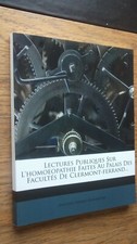 Lectures publiques homoeopathi d'occasion  Expédié en Belgium