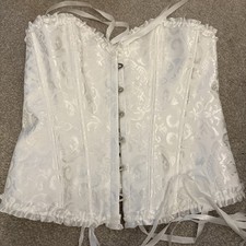 White lace corset for sale  MANCHESTER
