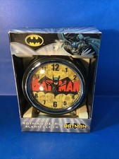 Vintage DC Comics BATMAN Relógio Despertador Retrô Excelente Estado de Funcionamento Novo Na Caixa, usado comprar usado Vintage DC Comics BATMAN Relógio Despertador Retrô Excelente Estado de Funcionamento Novo Na Caixa, usado comprar usado  Enviando para Brazil