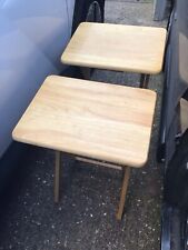 Pairrubber wood folding for sale  CAMBRIDGE
