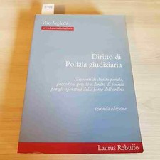 Diritto polizia giudiziaria usato  Italia