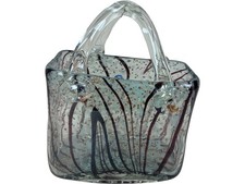 Handblown glass handbag for sale  UK