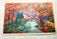 Cartolina paesaggio fiorito usato  Filottrano