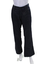 Calça jeans feminina Armani com zíper cintura alta lavagem escura perna alargada azul tamanho 31 comprar usado  Enviando para Brazil