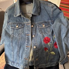 Ladies embroidered denim for sale  DORCHESTER