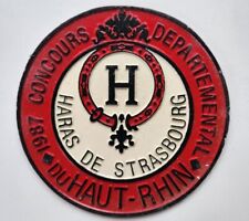 Chevaux plaque concours d'occasion  Dambach-la-Ville
