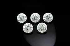 Diamante branco natural 2 quilates corte redondo 5 mm 5 peças VVS1 D grau certificado GDGL D62 comprar usado  Enviando para Brazil