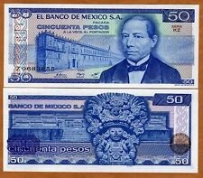 México, 50 Pesos, 27-1-1981, P-73, UNC segunda mano  Embacar hacia Argentina