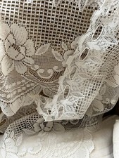 Lace cafe pelmet for sale  GRANTHAM