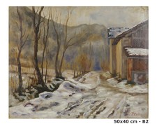 Vecchio quadro olio usato  Torino