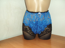 Usado, Calcinha calcinha calcinha de náilon transparente azul tamanho P Sissy comprar usado  Enviando para Brazil