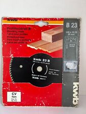 Kwb kreissägeblatt b23 gebraucht kaufen  Landau a.d.Isar