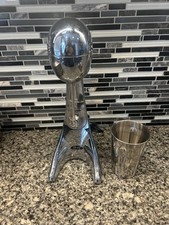 Misturador liquidificador OSTER 6627 cromado milkshake maker com copo TESTADO/Funciona comprar usado  Enviando para Brazil