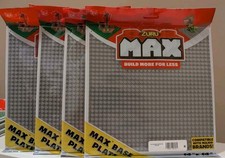 Placa base de construção Zuru Max conjunto de 4 cinza - compatível com Lego - Nova comprar usado  Enviando para Brazil