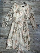 Sukienka damska GUY LAROCHE PARIS BOUTIQUE kwiaty 100% jedwab Made in France 46, używany na sprzedaż  PL