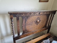 Antique wooden bed for sale  COLCHESTER