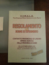 Cimala regolamento norme usato  Bitonto