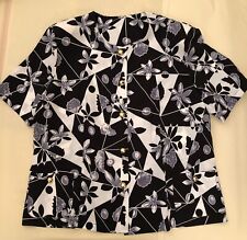 Camicia fantasia bianco usato  Genova