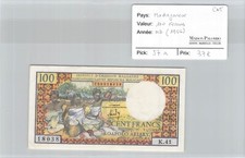 Billet madagascar 100 d'occasion  Toulon-