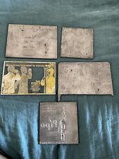 Plaques matrices imprimerie d'occasion  Castillon-la-Bataille