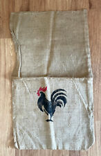 Black rooster burlap for sale  Burlington