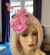Pink fascinator wedding for sale  WIMBORNE